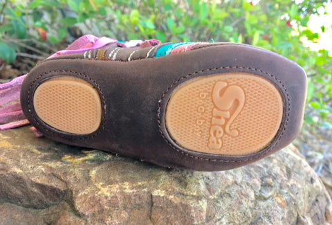 "Charlie" Flower Baby Boots